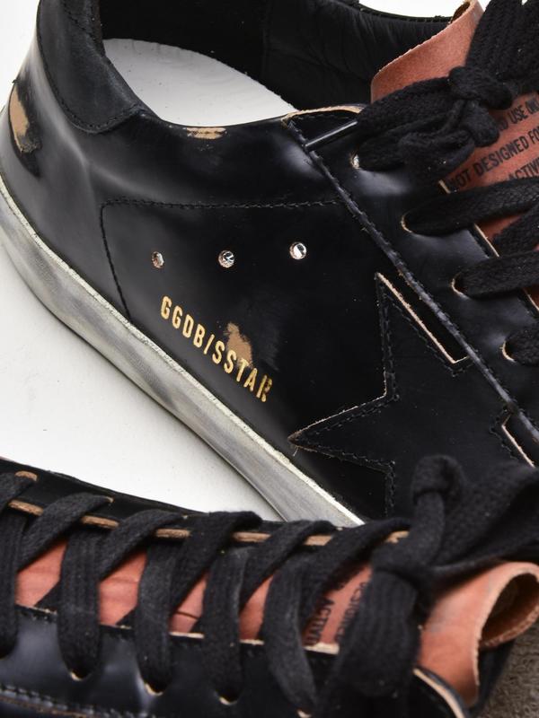 M_SNEAKERS SUPERSTAR_BRUSHED BLACK-CUOIO M_SNEAKERS SUPERSTAR_BRUSHED BLACK-CUOIO