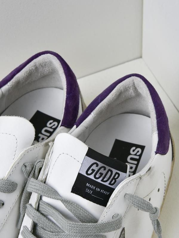 M_SNEAKERS SUPERSTAR_WHITE LEATHER-PLUM M_SNEAKERS SUPERSTAR_WHITE LEATHER-PLUM
