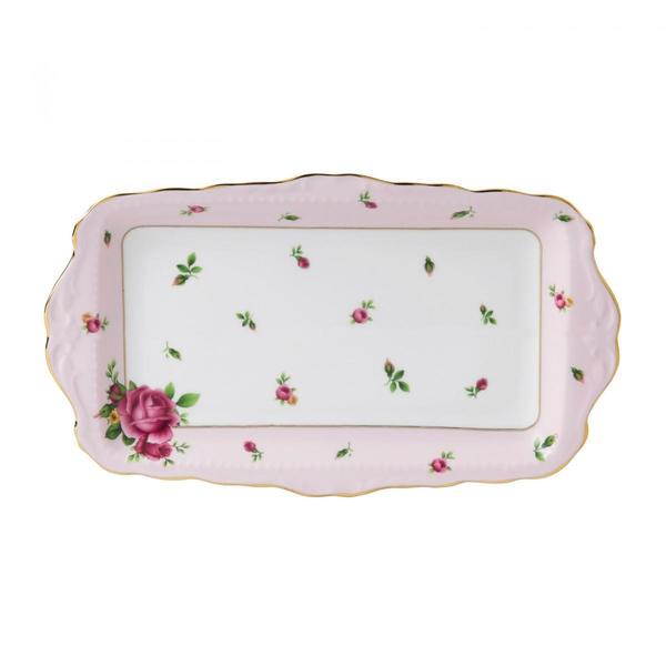 New Country Roses Pink Vintage Sandwich Tray New Country Roses Pink Vintage Sandwich Tray