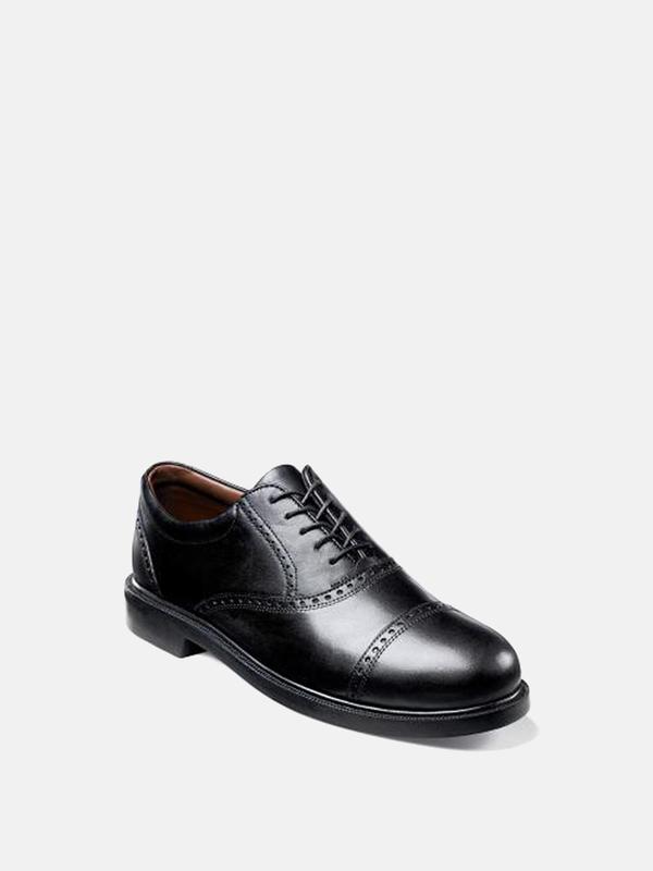 Florsheim NOVAL CAP TOE OXFORD - black Florsheim NOVAL CAP TOE OXFORD - black