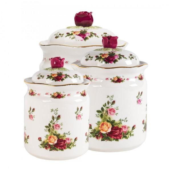 Old Country Roses Canisters S4 Old Country Roses Canisters S4