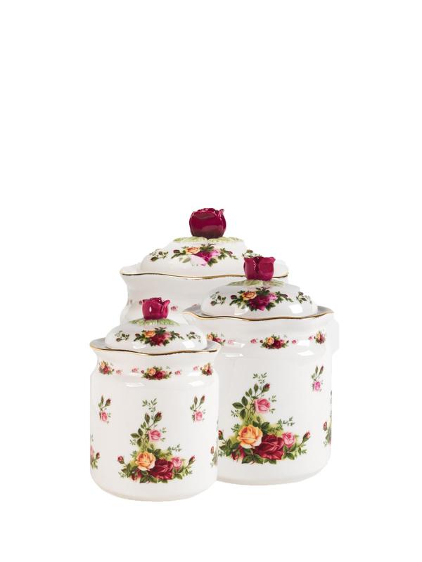 Old Country Roses Canisters S4 Old Country Roses Canisters S4