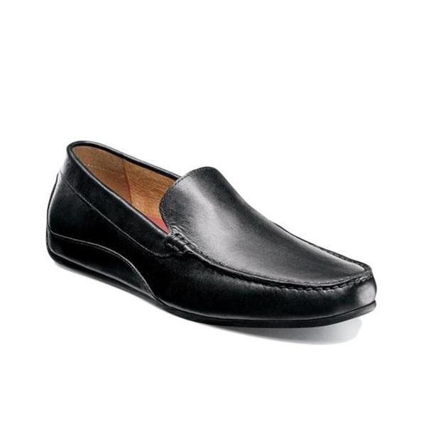 Florsheim OVAL MOC TOE VENETIAN DRIVER shoes - black Florsheim OVAL MOC TOE VENETIAN DRIVER shoes - black