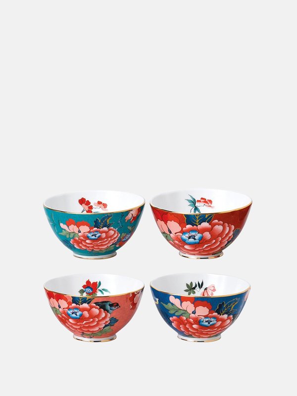 Paeonia Blush Bowl Set Of 4 Paeonia Blush Bowl Set Of 4
