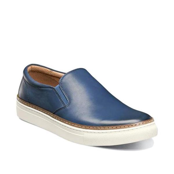Florsheim PIVOT PLAIN TOE SLIP ON - blue Florsheim PIVOT PLAIN TOE SLIP ON - blue