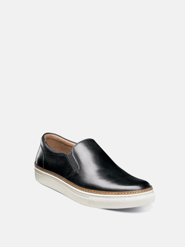 Florsheim PIVOT PLAIN TOE SLIP ON - black Florsheim PIVOT PLAIN TOE SLIP ON - black