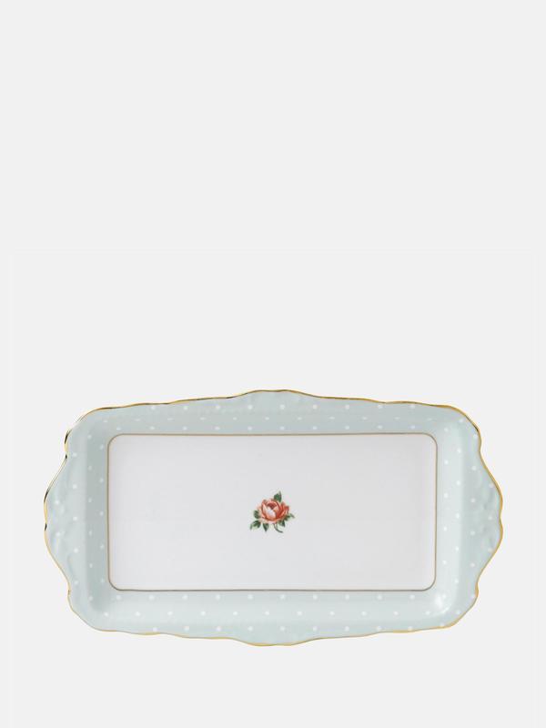 Polka Rose Vintage Sandwich Tray Polka Rose Vintage Sandwich Tray