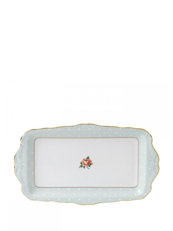 Polka Rose Vintage Sandwich Tray Polka Rose Vintage Sandwich Tray