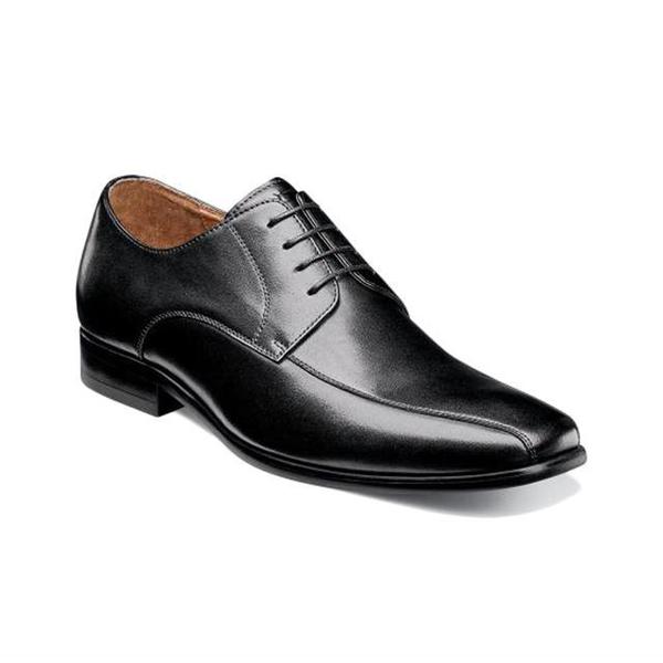 Florsheim POSTINO BIKE TOE OXFORD - BLACK SMOOTH Florsheim POSTINO BIKE TOE OXFORD - BLACK SMOOTH