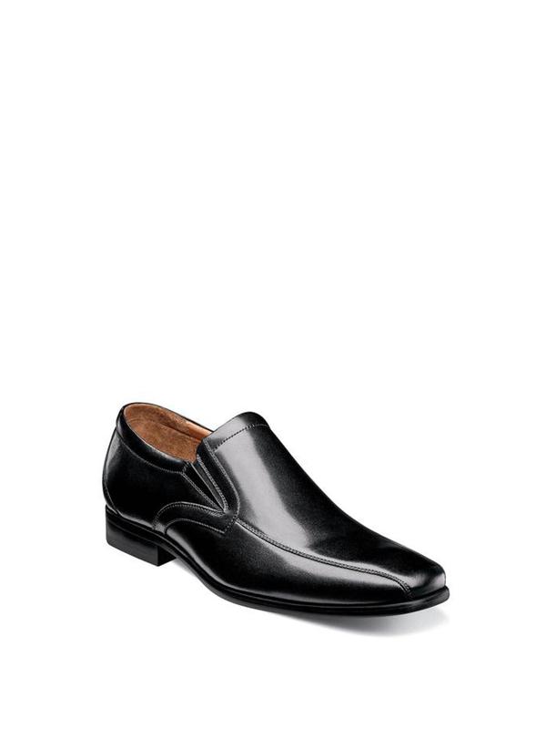 Florsheim POSTINO BIKE TOE SLIP ON - BLACK SMOOTH Florsheim POSTINO BIKE TOE SLIP ON - BLACK SMOOTH