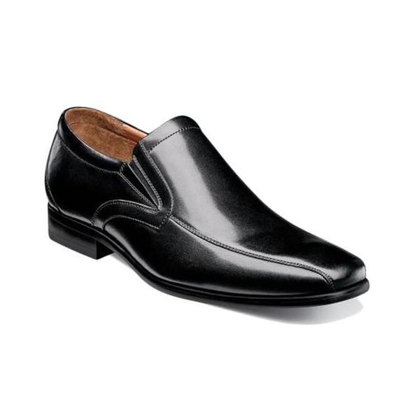 Florsheim POSTINO BIKE TOE SLIP ON - BLACK SMOOTH Florsheim POSTINO BIKE TOE SLIP ON - BLACK SMOOTH