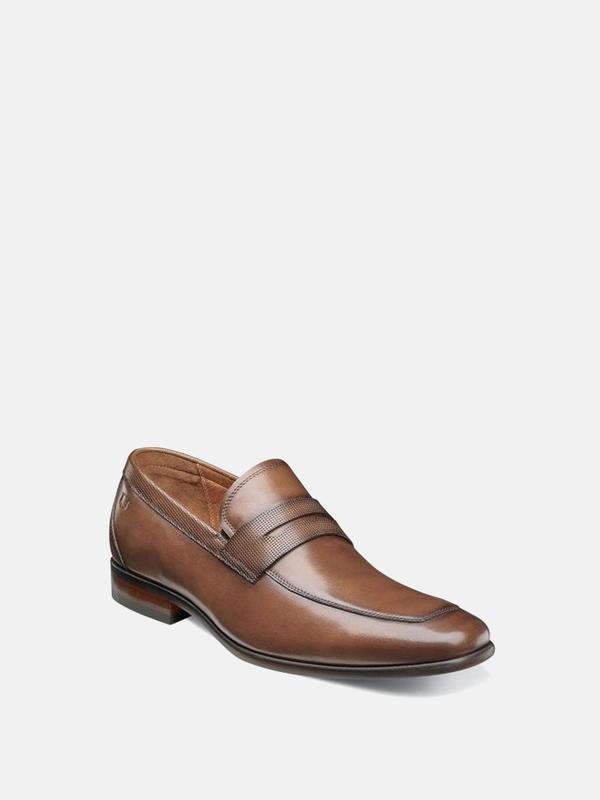 Florsheim POSTINO MOC TOE PENNY LOAFER - COGNAC Florsheim POSTINO MOC TOE PENNY LOAFER - COGNAC