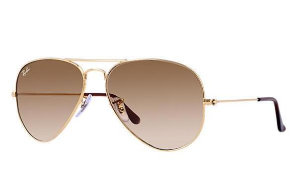 RB 3025 001/51 Gold_Light Brown Gradient 58 SIZE RB 3025 001/51 Gold_Light Brown Gradient 58 SIZE