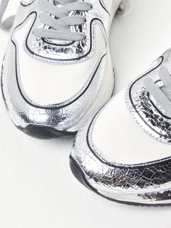 RUNNING SOLE LYCRA UPPER PRINT STAR CRACK TOE SPUR RUNNING SOLE LYCRA UPPER PRINT STAR CRACK TOE SPUR
