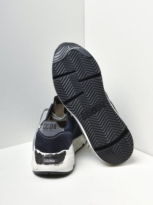 RUNNING SOLE NYLON LEATHER STAR SUEDE HEEL RUNNING SOLE NYLON LEATHER STAR SUEDE HEEL