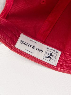 S/R Sports Hat_Cherry/White/Gold S/R Sports Hat_Cherry/White/Gold