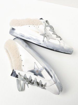 SABOT LEATHER UPPER SHEARLING TONGUE LAMINATEDSTAR SABOT LEATHER UPPER SHEARLING TONGUE LAMINATEDSTAR