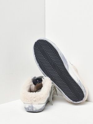SABOT LEATHER UPPER SHEARLING TONGUE LAMINATEDSTAR SABOT LEATHER UPPER SHEARLING TONGUE LAMINATEDSTAR