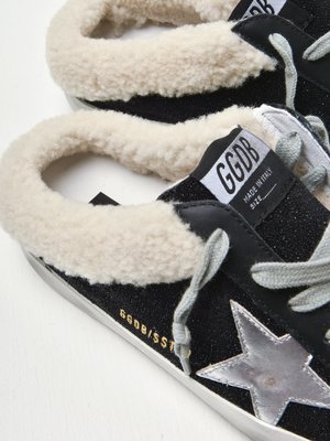 SABOT SUEDE UPPER SHEARLING TONGUE LAMINATED STAR SABOT SUEDE UPPER SHEARLING TONGUE LAMINATED STAR