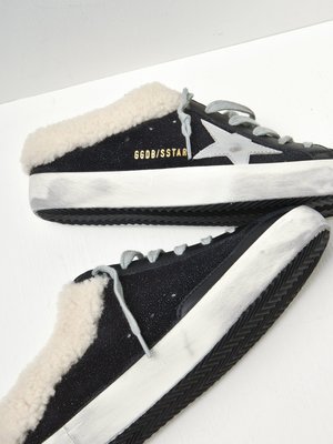 SABOT SUEDE UPPER SHEARLING TONGUE LAMINATED STAR SABOT SUEDE UPPER SHEARLING TONGUE LAMINATED STAR