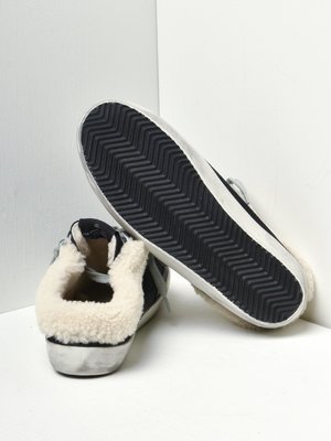 SABOT SUEDE UPPER SHEARLING TONGUE LAMINATED STAR SABOT SUEDE UPPER SHEARLING TONGUE LAMINATED STAR