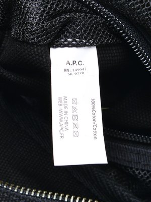 A.P.C. Sac A Dos Recuperation - Noir A.P.C. Sac A Dos Recuperation - Noir
