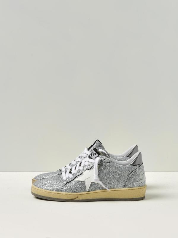 SNEAKERS BALL STAR_SILVER GLITTER WHITE STAR SNEAKERS BALL STAR_SILVER GLITTER WHITE STAR
