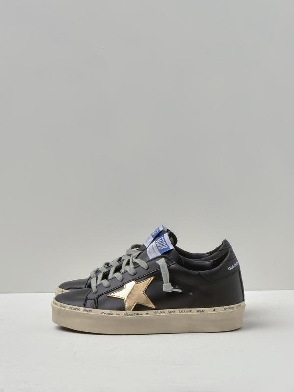 SNEAKERS HI STAR_BLACK GOLD LEATHER STAR SNEAKERS HI STAR_BLACK GOLD LEATHER STAR