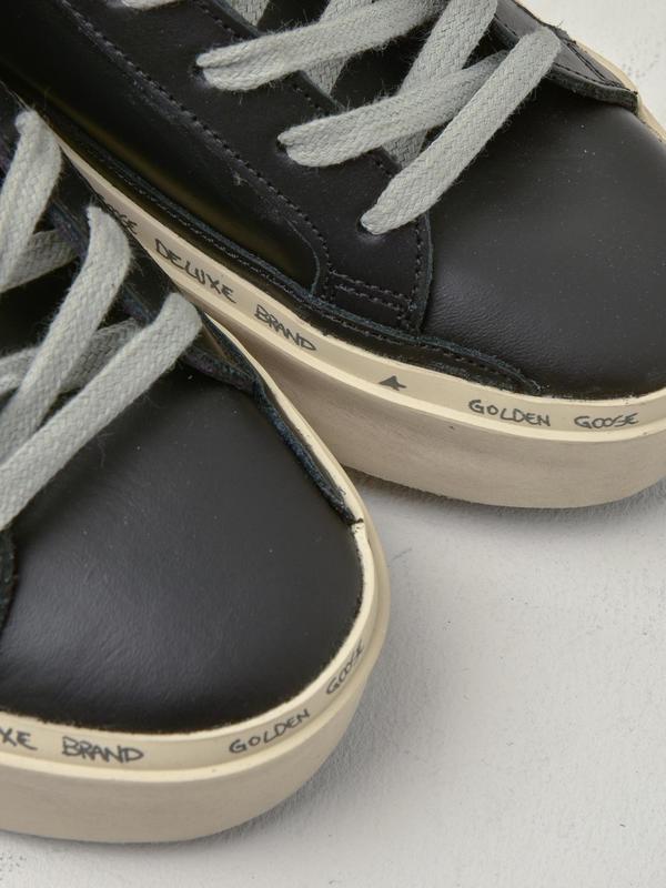 SNEAKERS HI STAR_BLACK GOLD LEATHER STAR SNEAKERS HI STAR_BLACK GOLD LEATHER STAR
