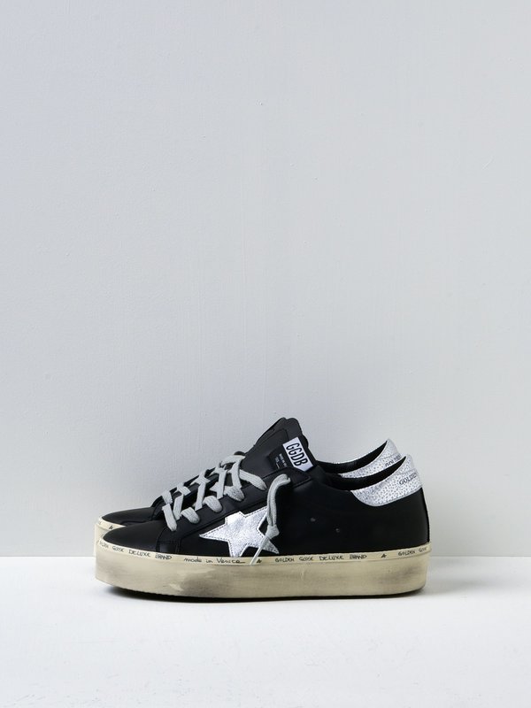 SNEAKERS HI STAR_BLACK LEATHER-SHINY STAR SNEAKERS HI STAR_BLACK LEATHER-SHINY STAR