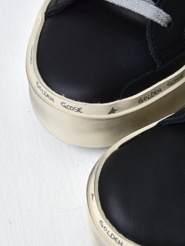 SNEAKERS HI STAR_BLACK LEATHER-SHINY STAR SNEAKERS HI STAR_BLACK LEATHER-SHINY STAR