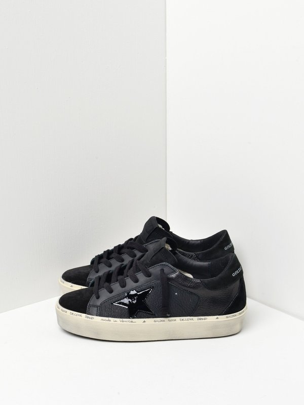 SNEAKERS HI STAR_BLACK NABUK-BLACK PATENT STAR SNEAKERS HI STAR_BLACK NABUK-BLACK PATENT STAR
