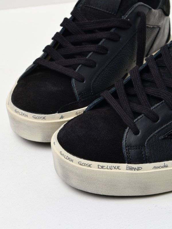 SNEAKERS HI STAR_BLACK NABUK-BLACK PATENT STAR SNEAKERS HI STAR_BLACK NABUK-BLACK PATENT STAR