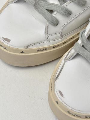 SNEAKERS HI STAR_WHITE GOLD LEATHER STAR SNEAKERS HI STAR_WHITE GOLD LEATHER STAR