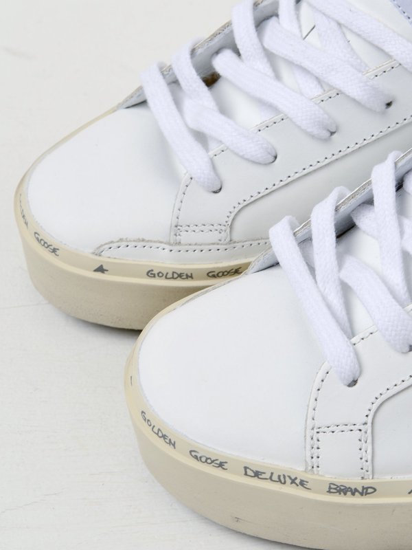 SNEAKERS HI STAR_WHITE LEATHER CARVED STAR SNEAKERS HI STAR_WHITE LEATHER CARVED STAR