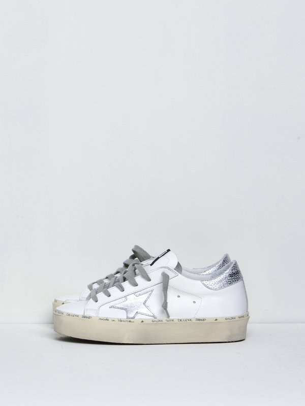 SNEAKERS HI STAR_WHITE LEATHER SHINY STAR SNEAKERS HI STAR_WHITE LEATHER SHINY STAR
