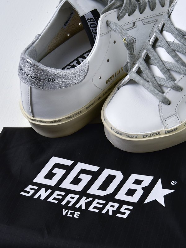 SNEAKERS HI STAR_WHITE LEATHER SHINY STAR SNEAKERS HI STAR_WHITE LEATHER SHINY STAR