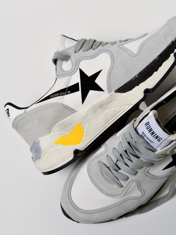 SNEAKERS RUNNING SOLE_WHITE LYCRA BLACK STAR SNEAKERS RUNNING SOLE_WHITE LYCRA BLACK STAR