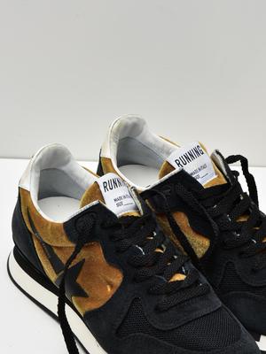 SNEAKERS RUNNING_GOLD VELVET-BLACK STAR SNEAKERS RUNNING_GOLD VELVET-BLACK STAR