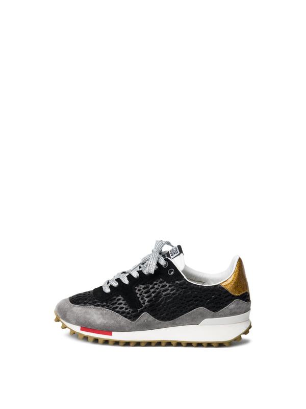 SNEAKERS STARLAND_BLACK FISHNET GOLD GLITTER SNEAKERS STARLAND_BLACK FISHNET GOLD GLITTER