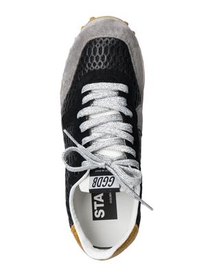 SNEAKERS STARLAND_BLACK FISHNET GOLD GLITTER SNEAKERS STARLAND_BLACK FISHNET GOLD GLITTER