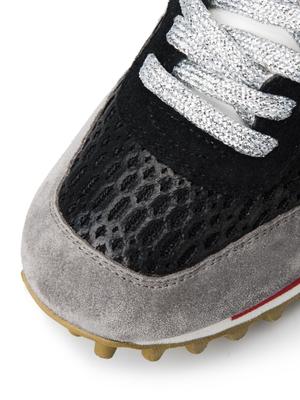 SNEAKERS STARLAND_BLACK FISHNET GOLD GLITTER SNEAKERS STARLAND_BLACK FISHNET GOLD GLITTER