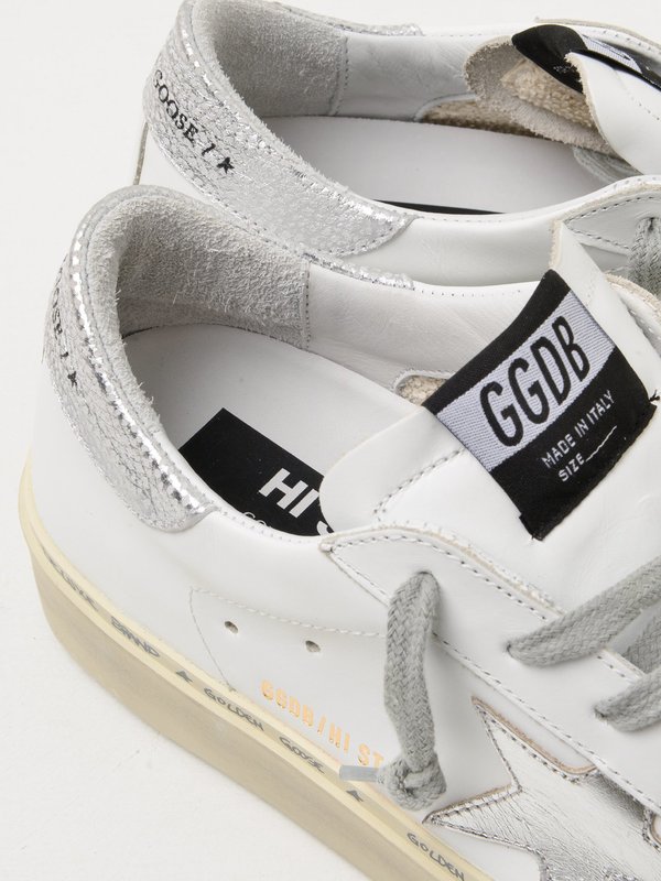 SNEAKERS SUPERSTAR WHITE LEATHER-SHINY STAR SNEAKERS SUPERSTAR WHITE LEATHER-SHINY STAR