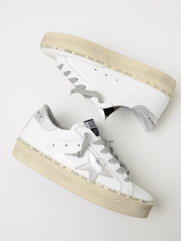 SNEAKERS SUPERSTAR WHITE LEATHER-SHINY STAR SNEAKERS SUPERSTAR WHITE LEATHER-SHINY STAR