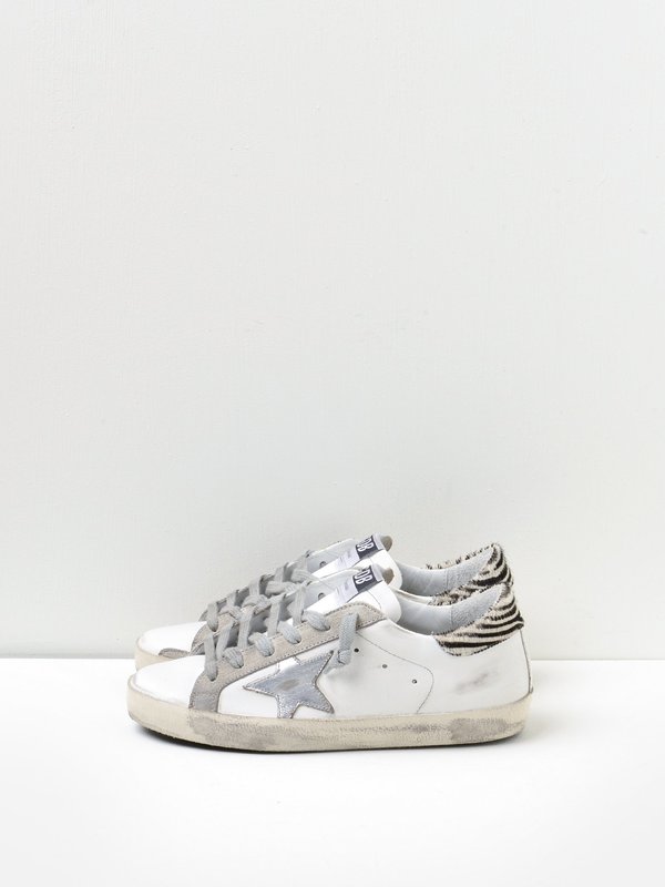 SNEAKERS SUPERSTAR WHITE METAL SILVER -PONY ZIGER SNEAKERS SUPERSTAR WHITE METAL SILVER -PONY ZIGER
