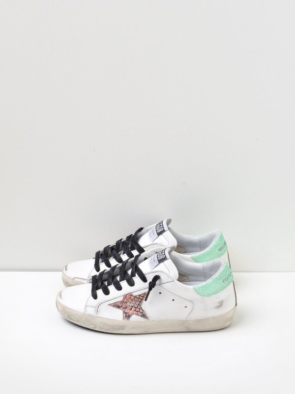 SNEAKERS SUPERSTAR WHITE PRINTED ORANGE SNAKE SNEAKERS SUPERSTAR WHITE PRINTED ORANGE SNAKE