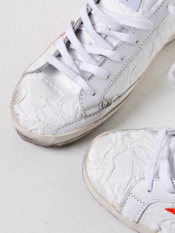 SNEAKERS SUPERSTAR _WHITE LACE ORANGE FLUO STAR SNEAKERS SUPERSTAR _WHITE LACE ORANGE FLUO STAR