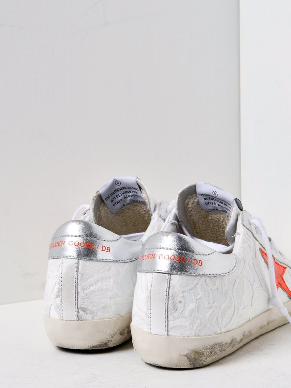 SNEAKERS SUPERSTAR _WHITE LACE ORANGE FLUO STAR SNEAKERS SUPERSTAR _WHITE LACE ORANGE FLUO STAR