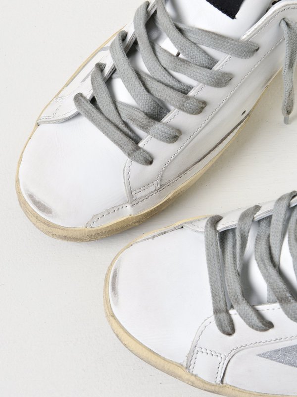 SNEAKERS SUPERSTAR _WHITE LEATHER SILVER GLITTER SNEAKERS SUPERSTAR _WHITE LEATHER SILVER GLITTER