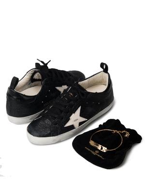 SNEAKERS SUPERSTAR_BLACK METALLIC LEATHER SNEAKERS SUPERSTAR_BLACK METALLIC LEATHER